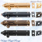 Georgian long Throw HD sliding Barrel Bolt 150x32mm-4 Finishes - Vintique Concepts