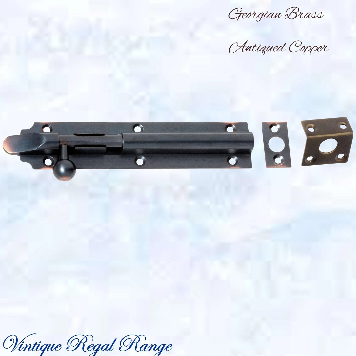 Georgian long Throw HD sliding Barrel Bolt 150x32mm-4 Finishes - Vintique Concepts