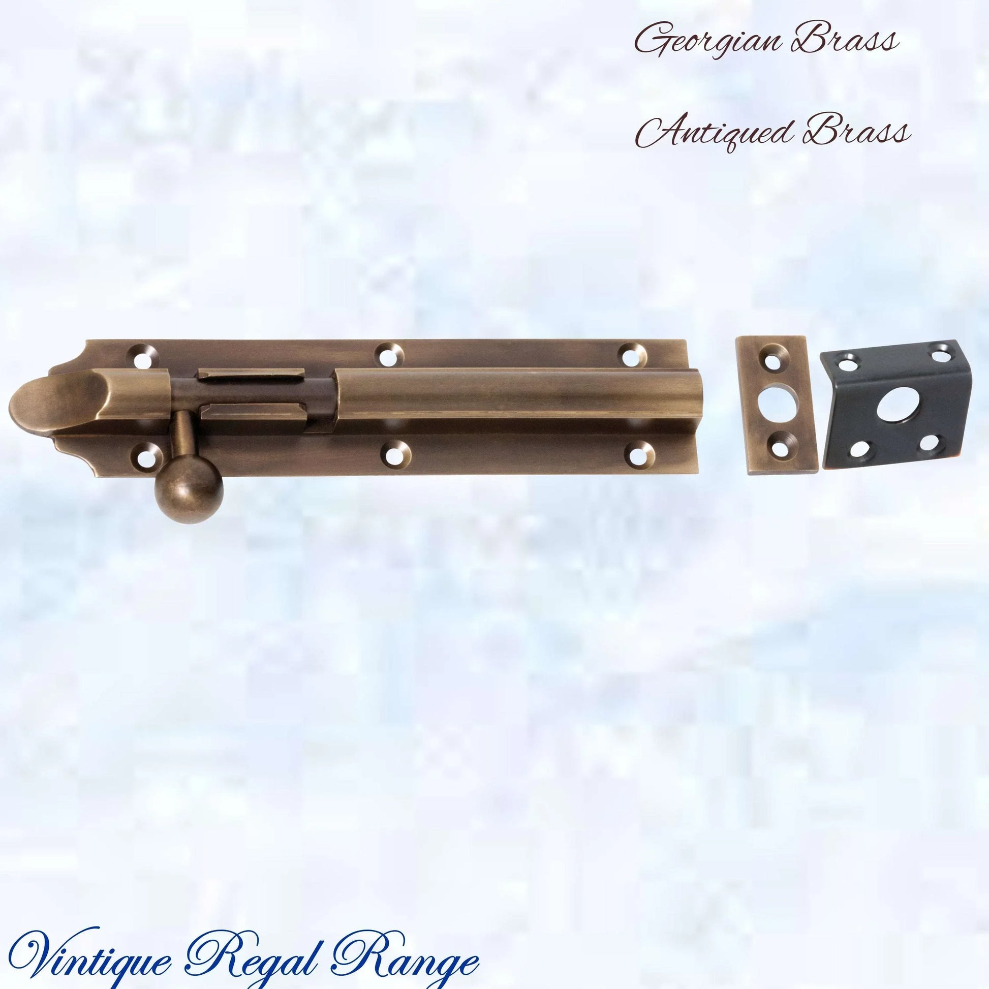 Georgian long Throw HD sliding Barrel Bolt 150x32mm-4 Finishes - Vintique Concepts