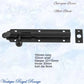 Georgian long Throw HD sliding Barrel Bolt 150x32mm-4 Finishes - Vintique Concepts