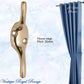 Le Voile Curtain Cleat Hook 75mm High (6 Finishes) - Vintique Concepts