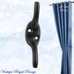 Le Voile Curtain Cleat Hook 75mm High (6 Finishes) - Vintique Concepts