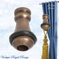 Le Voile Curtain Cord Weight 32mm High -6 Finishes with Rubber Bumper - Vintique Concepts