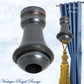 Le Voile Curtain Cord Weight 32mm High -6 Finishes with Rubber Bumper - Vintique Concepts
