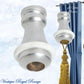 Le Voile Curtain Cord Weight 32mm High -6 Finishes with Rubber Bumper - Vintique Concepts