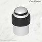 Chrome plated Brass Floor rubber DOOR BUMPER stop - Vintique Concepts