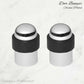 Chrome plated Brass Floor rubber DOOR BUMPER stop - Vintique Concepts