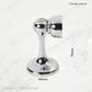 Chrome Plated Brass Magnetic door stop 75mm L x 44mm baseplate - Vintique Concepts