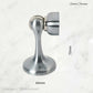Satin Chrome Brass Magnetic door stop 75mm L x 44mm baseplate - Vintique Concepts