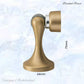 Brushed Brass Magnetic door stop 75mm L x 44mm baseplate - Vintique Concepts
