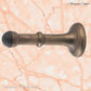 Antiqued Copper Brass Classic rubber door stop 100mm Long-Invsible fixing - Vintique Concepts