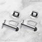 Chrome Plated Hook & secure rubber door stop -70mm long - Vintique Concepts