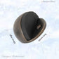 Antiqued Brass Oval Floor rubber door stop - Vintique Concepts