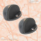 Antiqued Copper Oval Floor rubber door stop - Vintique Concepts