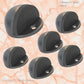 Antiqued Copper Oval Floor rubber door stop - Vintique Concepts