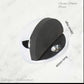 Chrome plated Brass Oval Floor rubber door stop - Vintique Concepts
