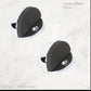 Chrome plated Brass Oval Floor rubber door stop - Vintique Concepts