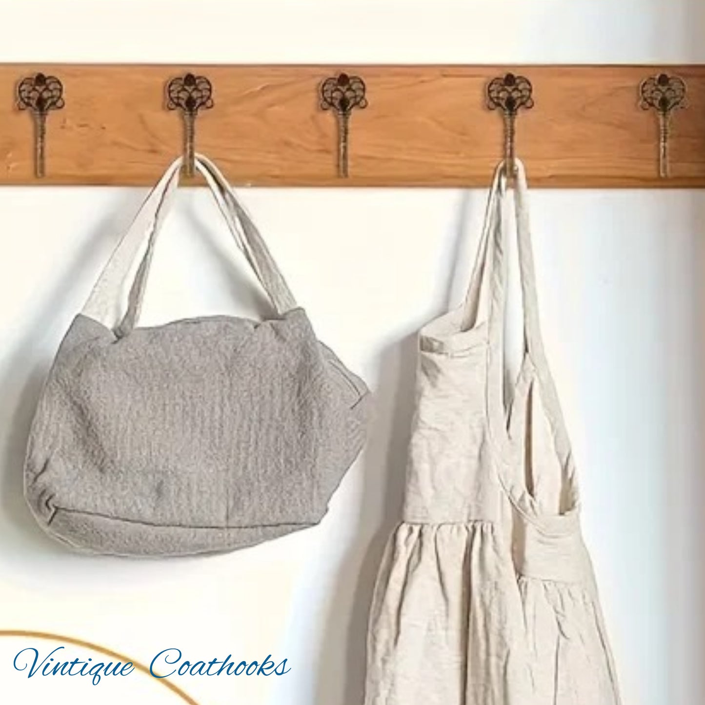 Antique Look Regina crown Robe hook, cup hook & more 30mm long