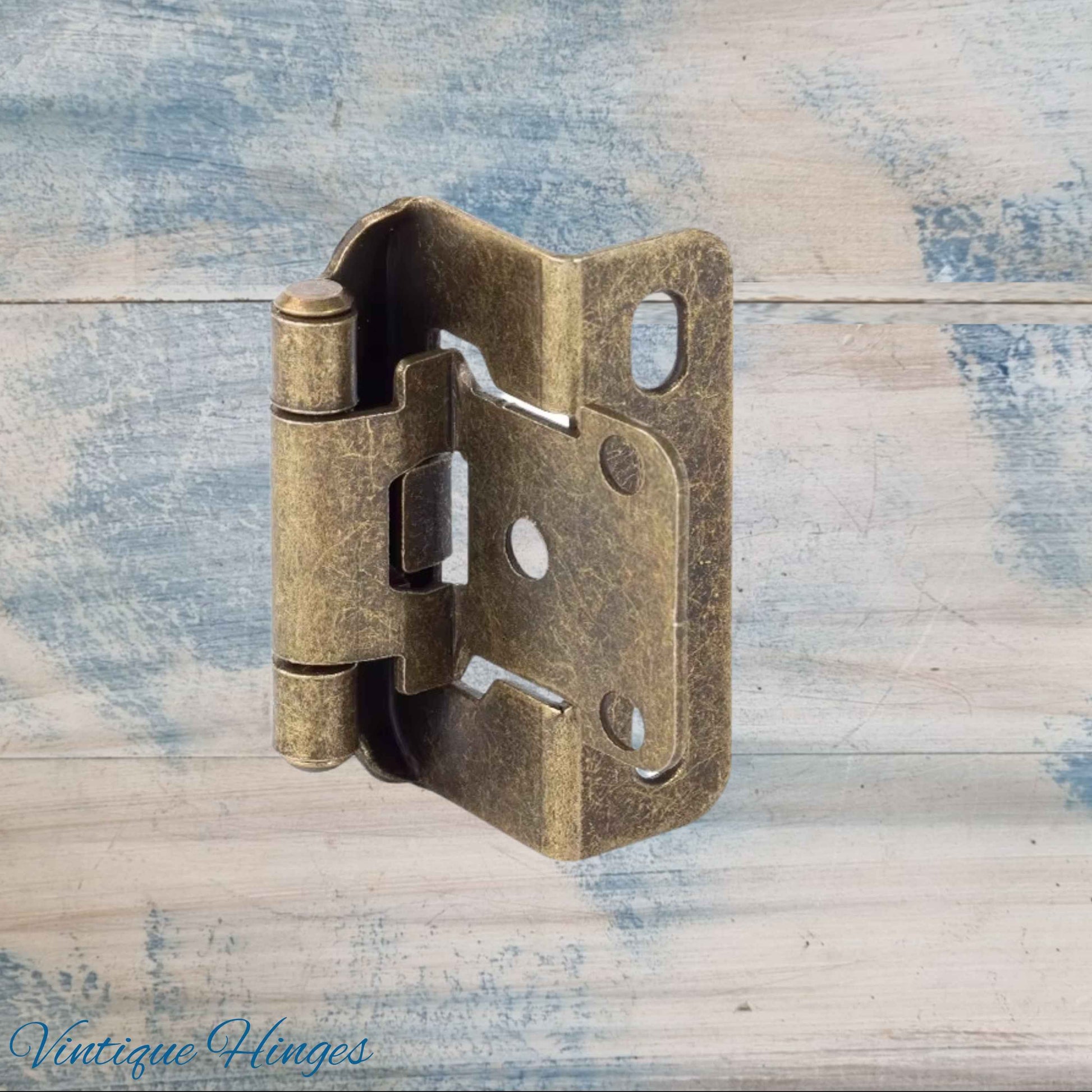 Self-Closing Overlay Hinges -Concealed Bronze  57mm x28mm for cabinets-NEW