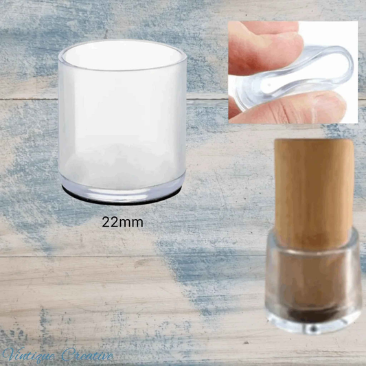 Round Silicone Chair Leg Caps-22mm dia – Protect Floors from scratches