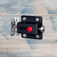 "Slide and lock" window and door closure black