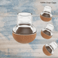 TIPPA- Round Silicone Angle Chair Leg Caps-27mm-32mm dia – Protect Floors from scratches (Copy)