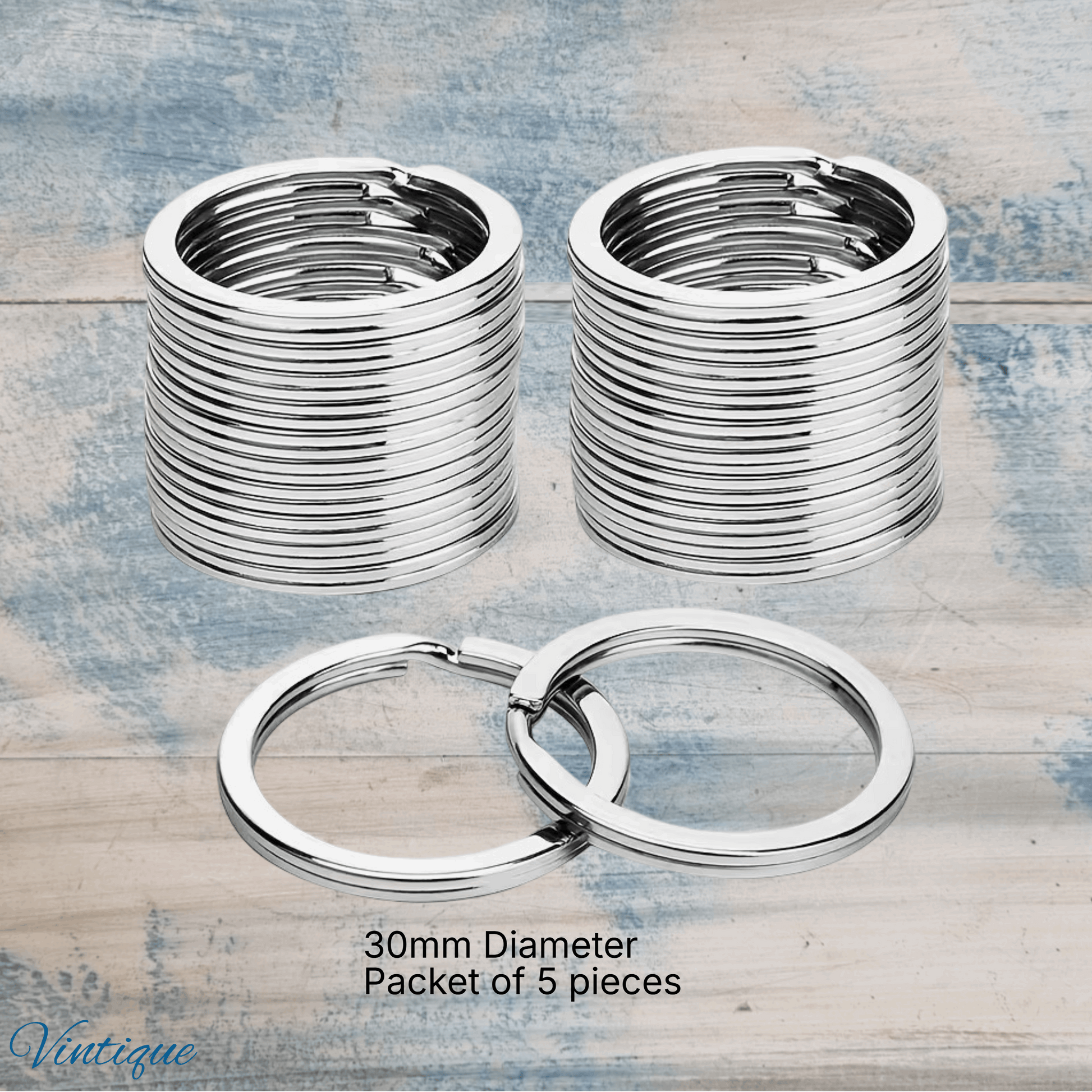 Split Ring 30mm Diameter (Pkt 5)