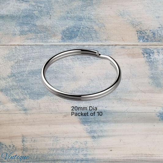 Split Ring 20mm Diameter (Pkt 10)