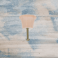 tappered Natural Wood Round furniture knob 25mm dia