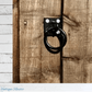 Heavy Duty gate pull / Fastening Anchor Rin 65mm ring Black