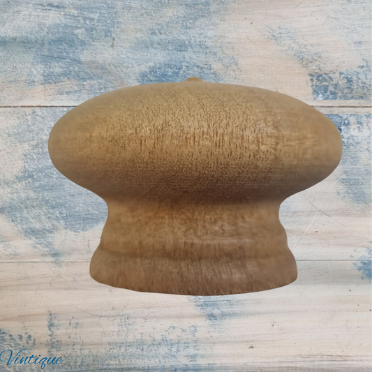 NZ Woodturned Rimu Knob 52mm Dia-unfinished ready for your magic