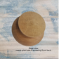 NZ Woodturned Rimu Knob 52mm Dia-unfinished ready for your magic