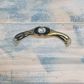 Gold Drawer Handle with Faux Diamond inlay 96mm long