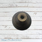 solid brass Door knob ribbed recycled 52mm dia