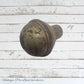 Rusty champagne door knob 46mm - recycled rustic beauty