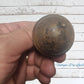 Rusty door knob 46mm - recycled rustic barn look