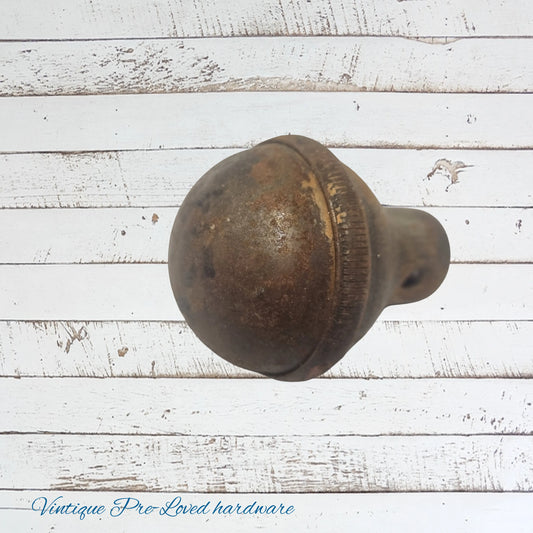 Rusty door knob 46mm - recycled rustic barn look