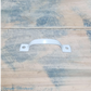 Antique White "itsy Bitsy" Small jewelry vintage Handle 58mm long