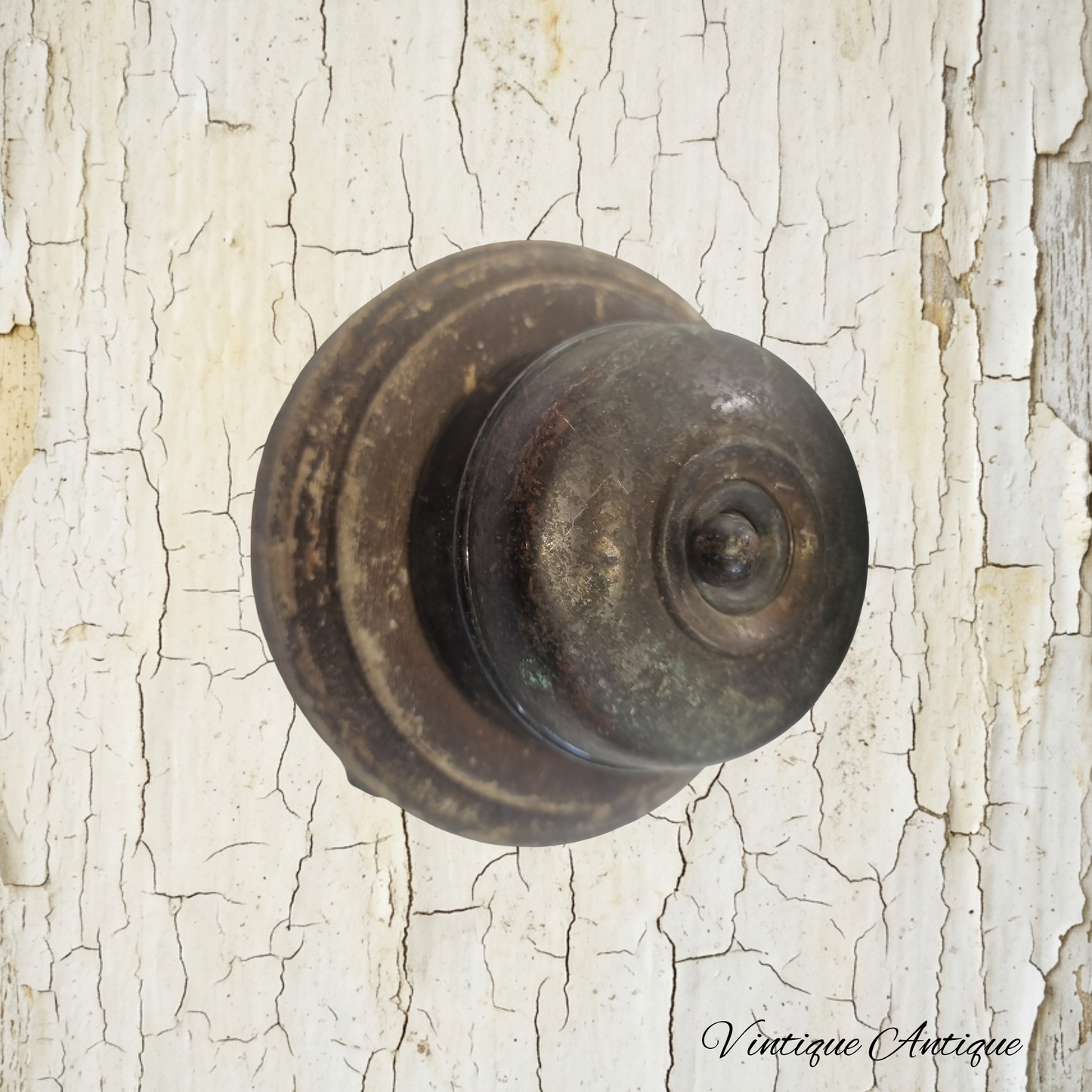 Antique Round steel porcelain Light Switch