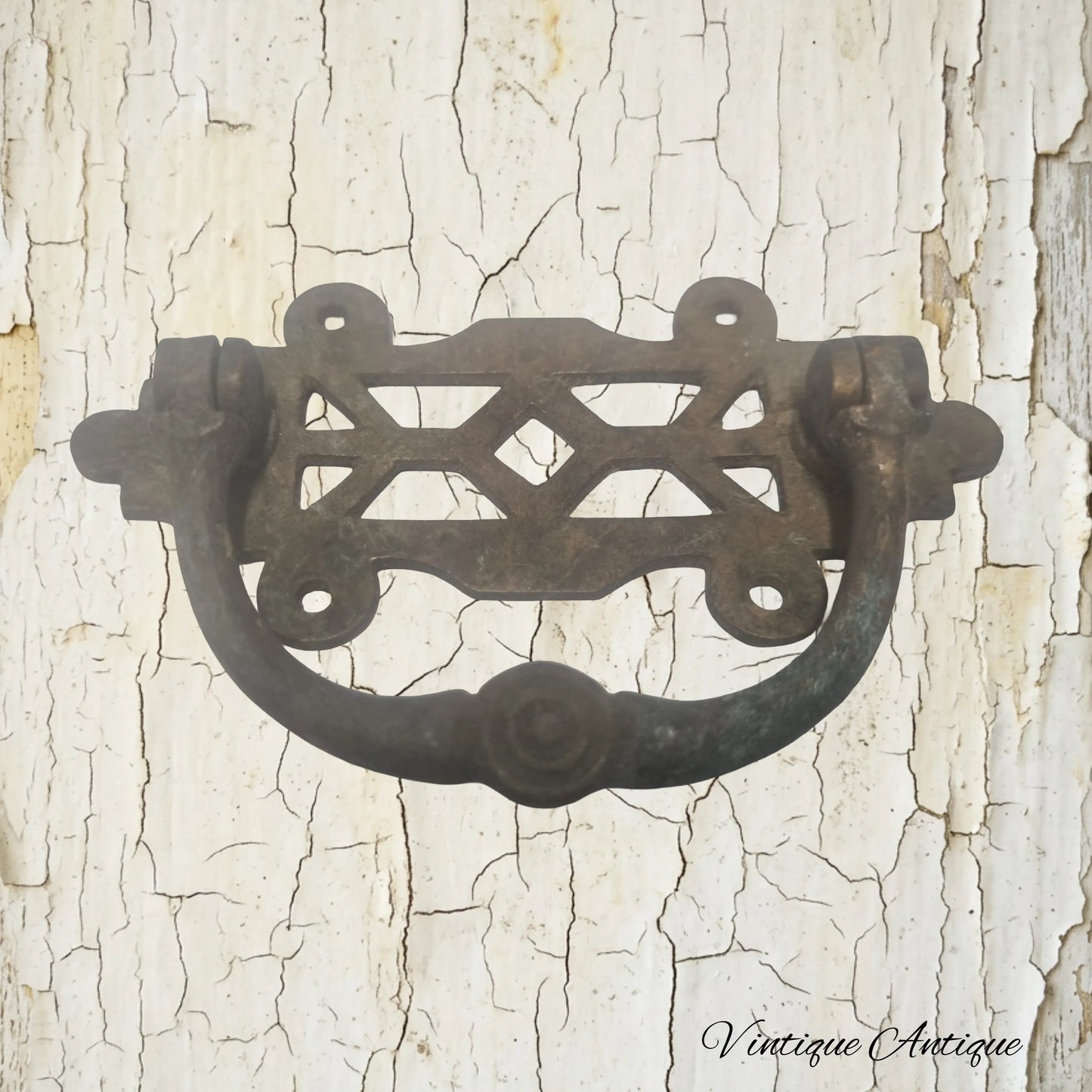 Set of Brass swing Handles 113mm longx45mm high -ready for a 2nd life