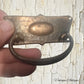 Brass/Copper dimpled swing handle 96mm-preloved