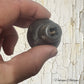 sheet Brass ribbed door knob 48mm dia-ready for a 2nd life