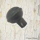 sheet Brass ribbed door knob 48mm dia-ready for a 2nd life