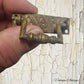 solid brass small swing handle ideal for jewelry box-recycled hardware 53mm