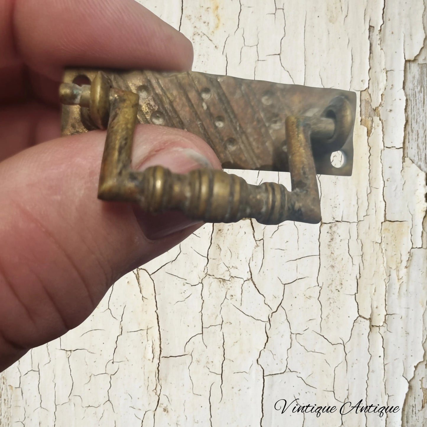 solid brass small swing handle ideal for jewelry box-recycled hardware 53mm