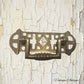 Solid Brass swing handle 63mm long -recycled hardware