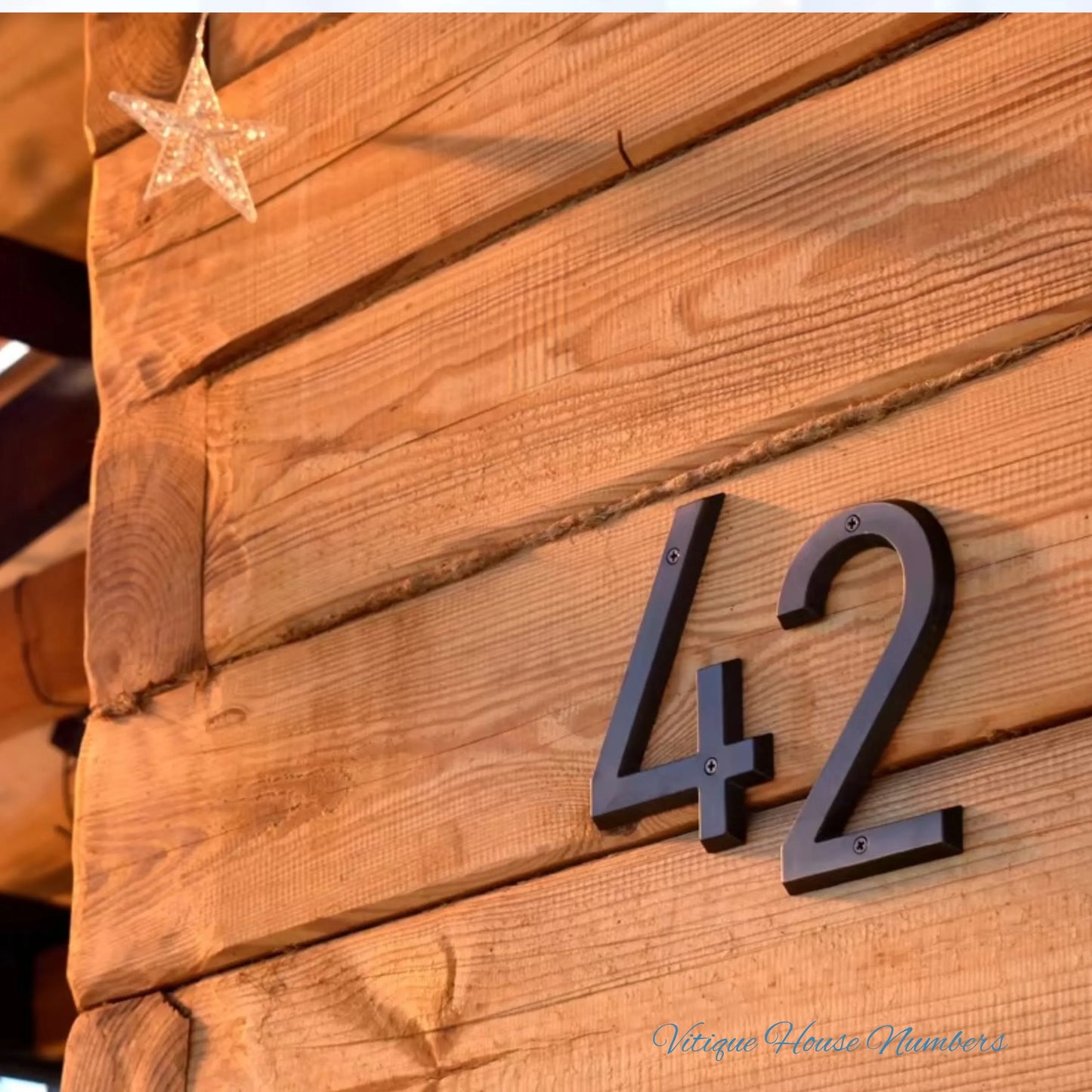 Premium 152mm Aged Bronze Alloy Street number (0-9)