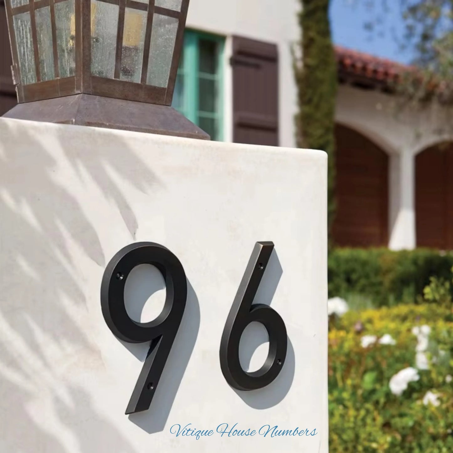 Premium 152mm Aged Bronze Alloy Street number (0-9)