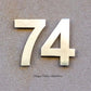 Premium 200mm 304 Stainless steel silver floating Street numbers (0-9)