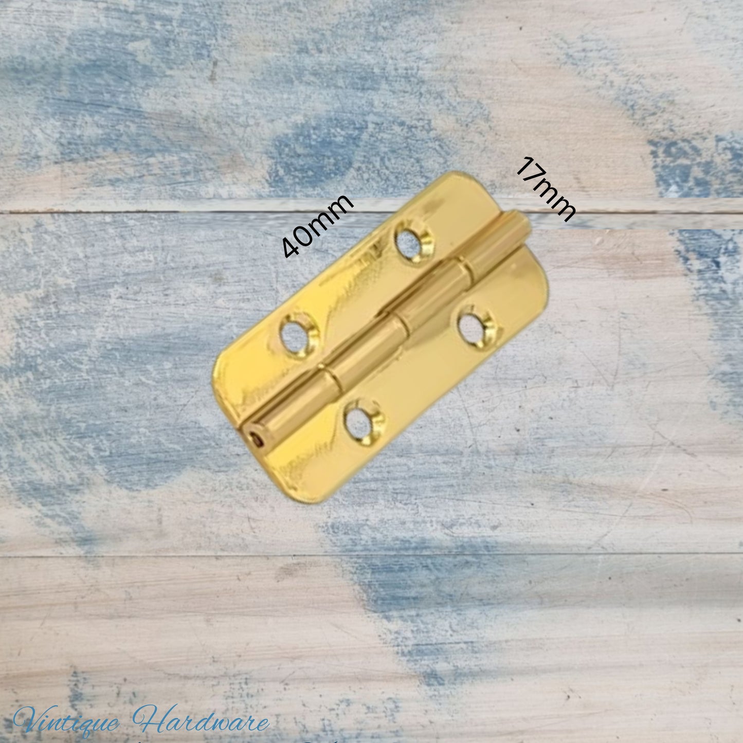 Small piano Gold long hinge 40mm long